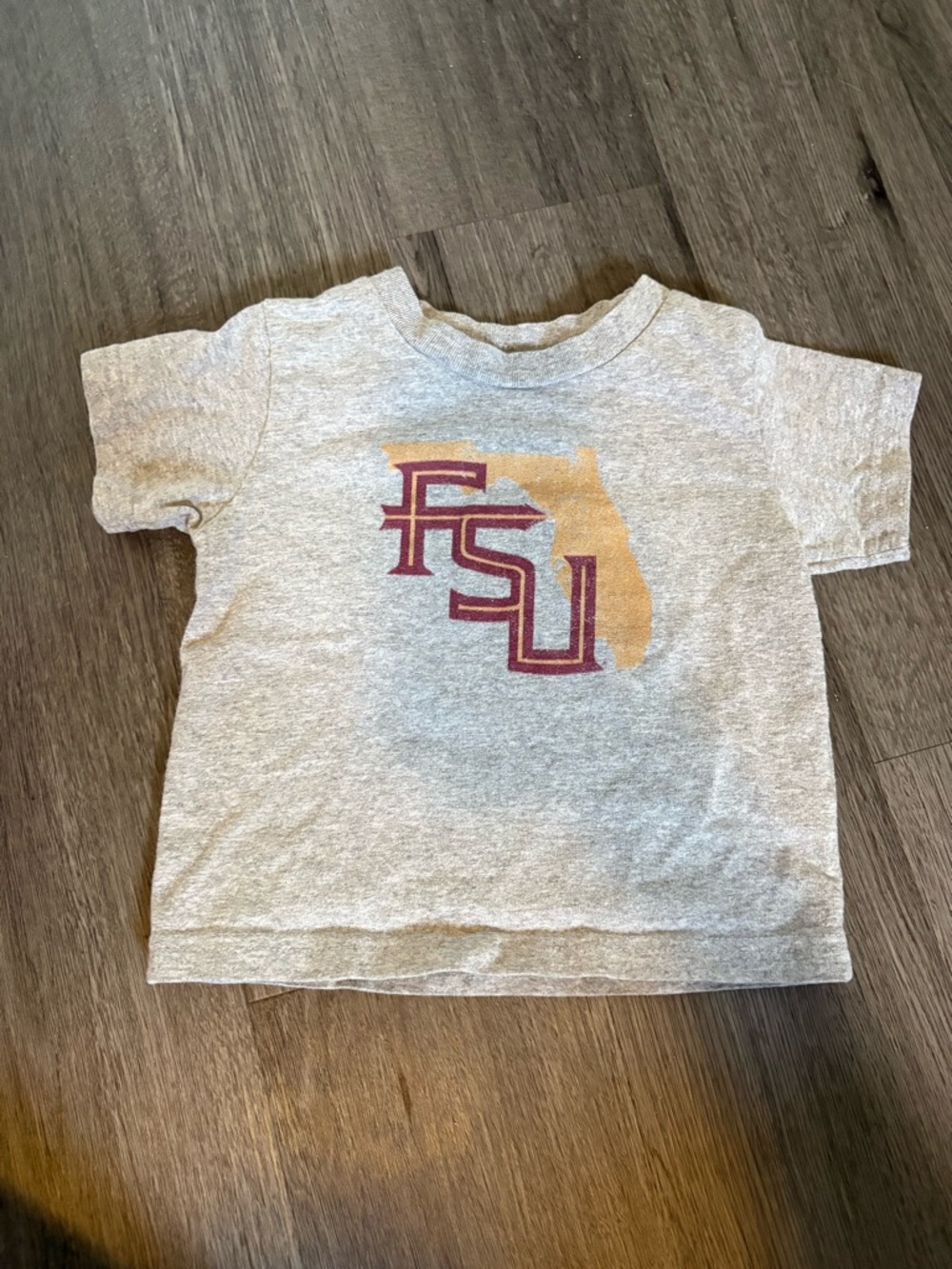 FSU Youth Heather Gray Graphic Tee - Short Sleeve